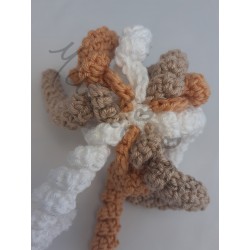 doudou singe sensoriel Made in France par Maïdivine, coutures solides