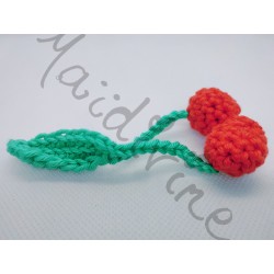 5 fruits et légumes par jour cerise au crochet