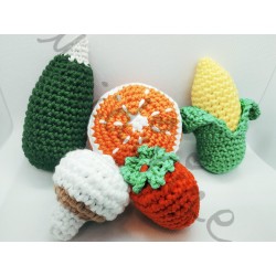 box de 5 fruits et légumes par jour au crochet