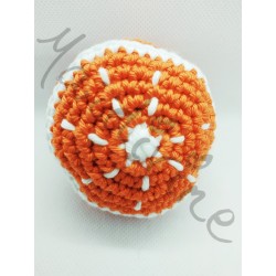 Orange au crochet fait main et Made in France