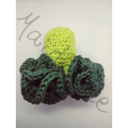 5 fruits et légumes par jour brocoli au crochet fait main