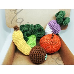 box de réception 5 fruits et légumes par jour au crochet