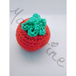 5 fruits et légumes par jour tomate au crochet fait main