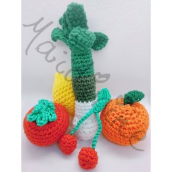 5 fruits et légumes par jour au crochet