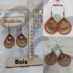 boucles d'oreilles: dominique