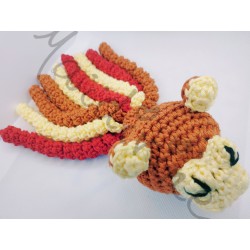 doudou singe sensoriel fait mains