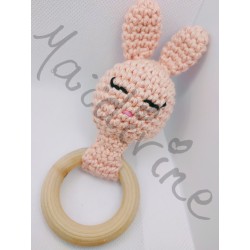 hochet lapin au crochet