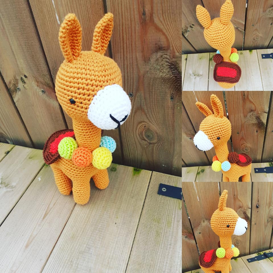 Doudou lama crochet